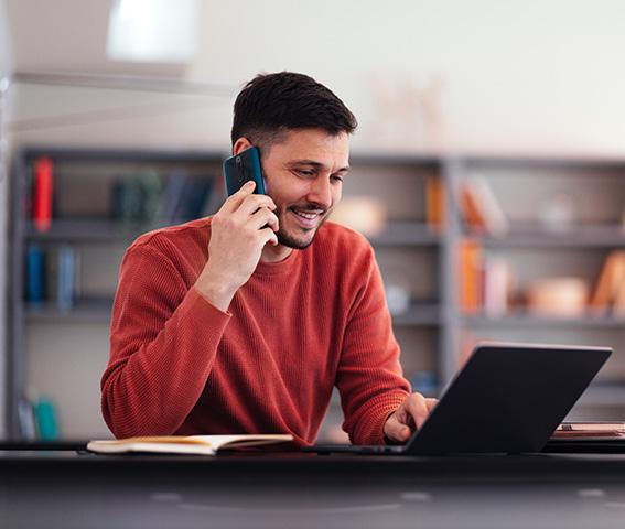 Talking On A Mobile Phone